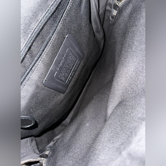 Coach Black and Gray Signature Backpack with Monogram Design main image 11